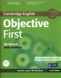 Objective First Workbook with Answers + CD - Capel Annette, Wendy Sharp - Książki do nauki języka angielskiego - miniaturka - grafika 1