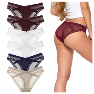 Seksowne Siateczkowe FIGI MAJTKI DAMSKIE MORAJ r. XL - Majtki damskie - miniaturka - grafika 1