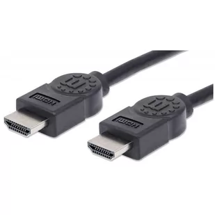 Manhattan HDMI - HDMI 1.4 Ethernet1 m czarny niklowane złącza (323192) - Kable - miniaturka - grafika 2