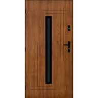 Drzwi zewnętrzne - Pantor Drzwi zewnętrzne wejściowe Ozyrys Black złoty dąb 80 lewe - miniaturka - grafika 1