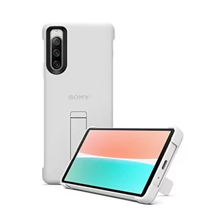 Obudowa dla telefonów komórkowych Sony Xperia 10 IV 5G Stand Cover (XQZCBCCH.ROW) Szary - Etui i futerały do telefonów - miniaturka - grafika 1