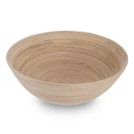 Miski i półmiski - Orion Miska BAMBUSOWA drewniana na owoce warzywa 25 cm 126823 - miniaturka - grafika 1