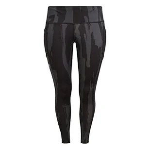 adidas Spodnie damskie Ny Tights, czarny/węgiel, 4XL - Spodnie damskie - miniaturka - grafika 1