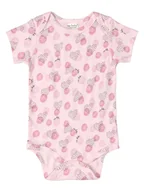 Body dla niemowląt - Niemowlęce body krótki rękaw serduszka różowe Up Baby r.74 - miniaturka - grafika 1