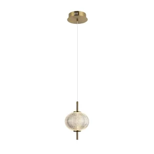 Lazie lampa wisząca 1xLED/5W mosiądz PND-29038-1-GD - Lampy sufitowe - miniaturka - grafika 1