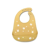 Śliniaki i fartuszki - LORELLI - ŚLINIAK SILIKONOWY YELLOW - miniaturka - grafika 1