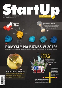 StartUp Magazine 32/2019 - Czasopisma StartUp Magazine 32/2019 - Czasopisma - miniaturka - grafika 1