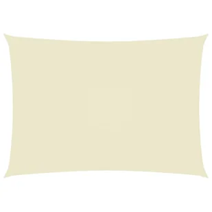 vidaXL Prostokątny żagiel ogrodowy, tkanina Oxford, 2,5x4 m, kremowy 135207 - Parasole ogrodowe - miniaturka - grafika 1