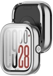 Bizon Etui z osłoną ekranu Case Watch Felipe do Xiaomi Redmi Watch 5, srebrne - Akcesoria do smartwatchy - miniaturka - grafika 1