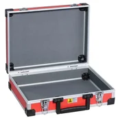 Walizki - Allit allit 424110 walizka na przybory AluPlus Basic, rozmiar: L, czerwona 424110 - miniaturka - grafika 1