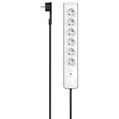 Listwy zasilające - Listwa zasilająca HAMA Premium 6GN 1,5m P2223763 - miniaturka - grafika 1