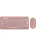 Akcesoria do tabletów i e-booków - logitech PEBBLE 2 COMBO TONAL ROSE D-wersja europejska/D-wersja europejska 2.4GHZ/BT-419 UNIV. 920-012205 - miniaturka - grafika 1