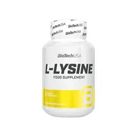 Witaminy i minerały dla sportowców - BioTech USA L-Lysine 90caps - miniaturka - grafika 1