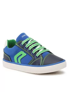Geox Sneakersy J Gisli Boy J155CD010FEC4165 S Niebieski - Buty dla chłopców - miniaturka - grafika 1