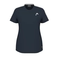 Koszulki i topy damskie - HEAD TIE-Break T-shirt damski, granatowy, XL - miniaturka - grafika 1