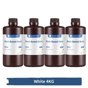 Filamenty i akcesoria do drukarek 3D - żywica do drukarek 3D, formuła roślinna, niskozapachowa, biała - 4 kg - miniaturka - grafika 1