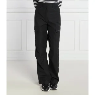 CALVIN KLEIN JEANS Spodnie | Regular Fit - Spodnie damskie - miniaturka - grafika 1