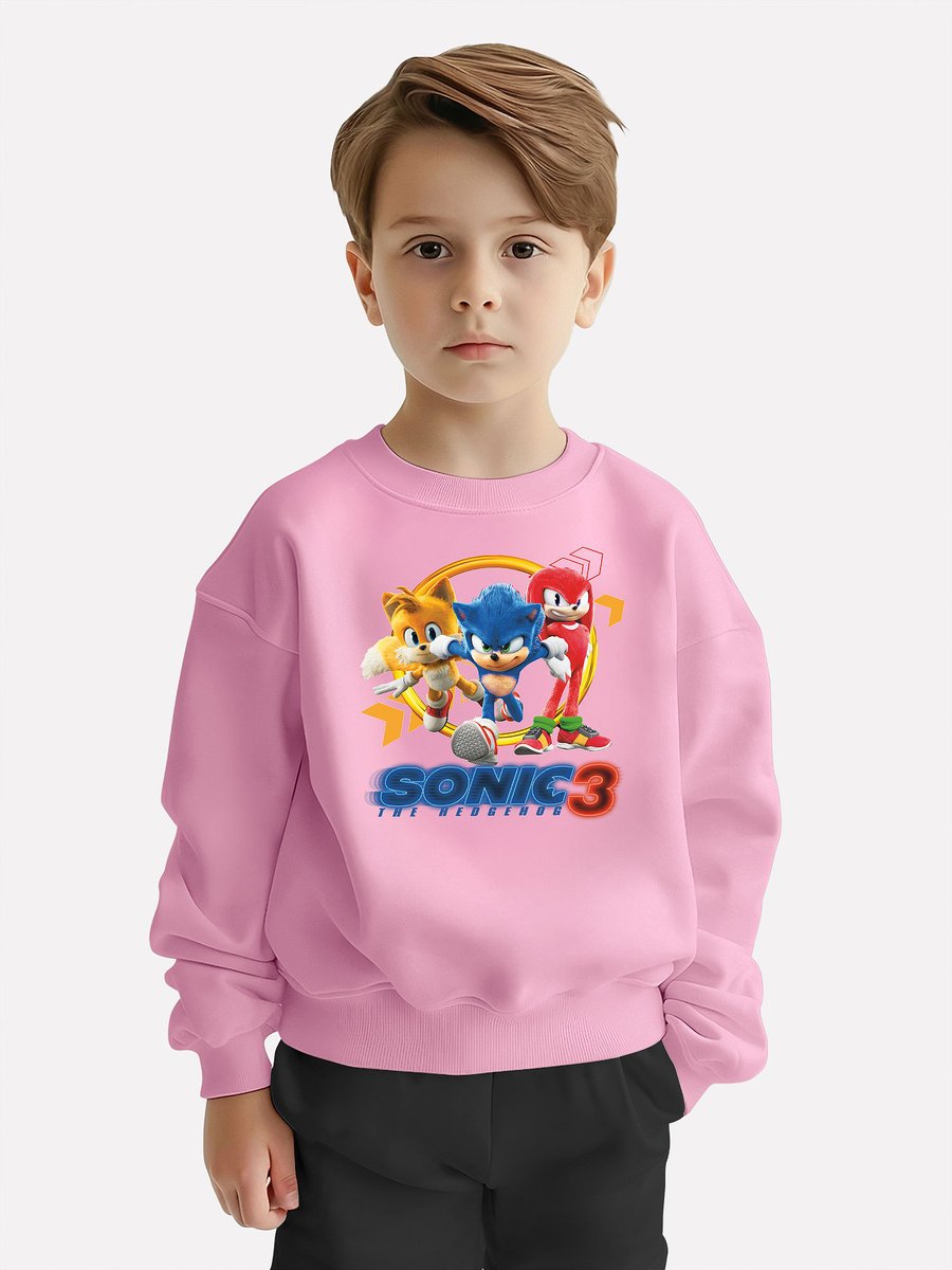 BLUZA DZIECIĘCA SONIC 3 104 MŁODZIEŻOWA WZORY PREZENT JAKOŚĆ