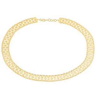 Złoty Naszyjnik Ozdobny 585 19.75 g, 46.00 cm Rodium - Naszyjniki - miniaturka - grafika 1