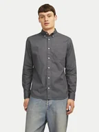 Koszule męskie - Jack&Jones Koszula Brook 12192150 Szary Slim Fit - miniaturka - grafika 1