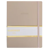 Notesy i bloczki - Paperdot, Notes B5, 96 kartek w linię, beige - miniaturka - grafika 1