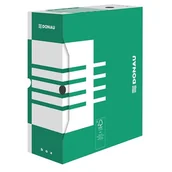 Pudła i kartony archiwizacyjne - Pudło archiwizacyjne DONAU 120 mm zielone /7662301FSC-06/ - miniaturka - grafika 1