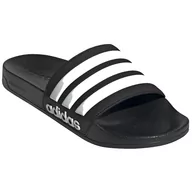Klapki i japonki męskie - Męskie kapcie Adidas Adilette Shower Rozmiar butów (UE): 40,5 / Kolor: czarny/biały - miniaturka - grafika 1