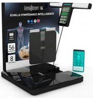 Wagi łazienkowe - GeniaScreen Elektroniczna waga łazienkowa max220kg 56 pomiarów ciała Wi-Fi - miniaturka - grafika 1