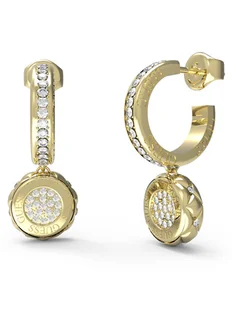 Guess Kolczyki JUBE0459 6JW Złoty - Kolczyki - miniaturka - grafika 1