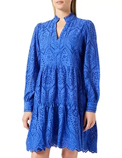 YAS Damska sukienka Yasholi Ls Dress S. Noos, Głębokie ultramaryny., S - Sukienki - miniaturka - grafika 1
