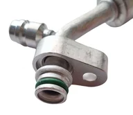 Akcesoria do klimatyzacji i ogrzewania - Złącze męskie aluminium o-ring 45 stopni z tuleją nr 8 mocowanie na śrubę - miniaturka - grafika 1