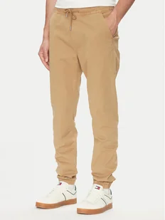 Tommy Jeans Joggery Austin DM0DM20283 Beżowy Slim Fit - Spodnie męskie - miniaturka - grafika 1