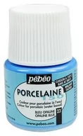 Farby i media malarskie - Farba Pebeo Porcelaine 150 - 23 Opaline Blue - miniaturka - grafika 1