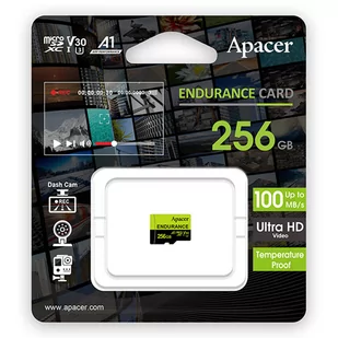 Apacer Karta pamięci Endurance, 256GB, micro SDXC, AP256GEDM1D05-R, UHS-I U3 (Class 10), V30, A1 - Karty pamięci - miniaturka - grafika 1