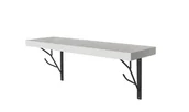 Półki do salonu - Półka ścienna MDF TREE biała 60 cm dekoracyjna do sypialni salonu - miniaturka - grafika 1