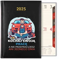 Notesy i bloczki - KALENDARZ DZIENNY TERMINARZ PLANER A5 2025 PREZENTY DLA MECHANIKÓW WZORY - miniaturka - grafika 1