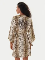 Szlafroki damskie - Juicy Couture Szlafrok JCLRB225506 Beżowy - miniaturka - grafika 1