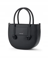 Torebki damskie - Torebka Damska Mała Crossbody z Uchwytami PUCCINI Czarna BK2241224M-1 - miniaturka - grafika 1