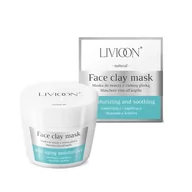 Maseczki do twarzy - Livioon Livioon Natural Face Mask maska do twarzy z zieloną glinką 50ml - miniaturka - grafika 1