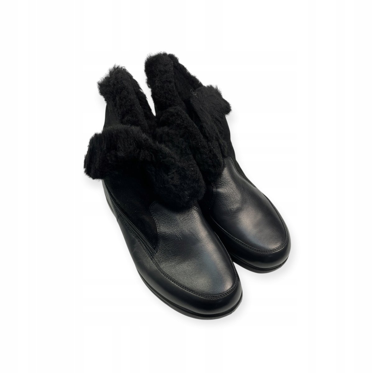 Skórzane Botki Areni One R. 38 (US 7.5) Ciepłe Zimowe Buty Damskie