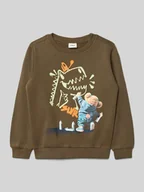 Swetry dla chłopców - Bluza o kroju regular fit z mieszanki bawełny - miniaturka - grafika 1