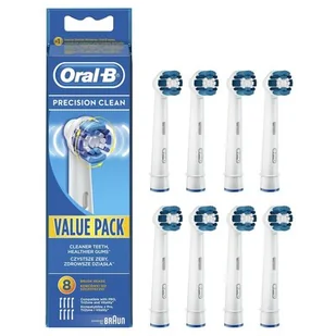 Oral-B Końcówka szczoteczki Precision Clean EB 20-8 8szt. PCEB8CMWH - Końcówki do szczoteczek elektrycznych - miniaturka - grafika 1