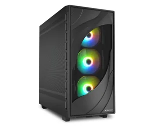 Sharkoon Rebel C80M RGB Black - Obudowy komputerowe - miniaturka - grafika 1