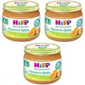 Dania dla dzieci - Hipp Pierwsza dynia po 4. miesiącu zestaw 3 x 80 g Bio - miniaturka - grafika 1