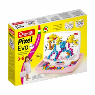 Quercetti zestaw Mozaika Pixel Evo Girl Small - Zabawki kreatywne - miniaturka - grafika 1