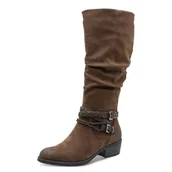 Kozaki damskie - Marco Tozzi Damskie 2-25503-45 modne kozaki, Cafe Comb, 38 EU, Cafe Comb, 38 EU - miniaturka - grafika 1