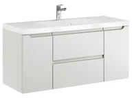 Szafki łazienkowe - Szafka Wisząca Z Umywalką ETH 100 cm D - Kaszmir Mat - miniaturka - grafika 1