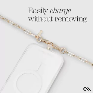 Case-Mate Phone Crossbody Chain - Łańcuszek na ramię do telefonu (Gold) - Pozostałe akcesoria do telefonów - miniaturka - grafika 4