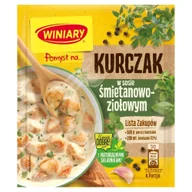 Szybkie dania obiadowe - Winiary POMYSŁ NA KURCZAKA W SOSIE ŚMIETANOWO ZIOŁOWYM 30G zakupy dla domu i biura 12237827 - miniaturka - grafika 1