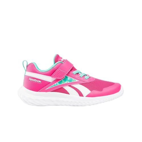Reebok Girl's Rush Runner 5 Alt buty do biegania, Boldpink Unleashedgreen White, 28 EU